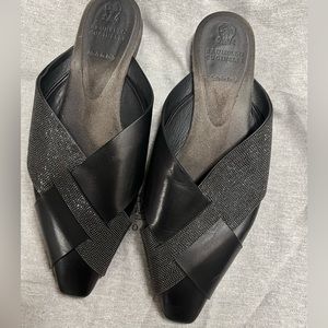 Brunello Cucinelli Slide Size-35.5 Black - image 1